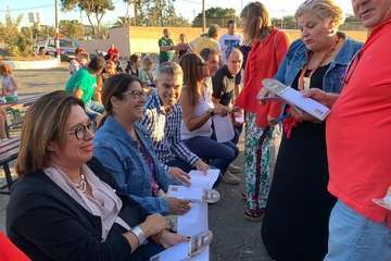 Animado concurso de repostería en el Caserío de Gando (Foto TA)